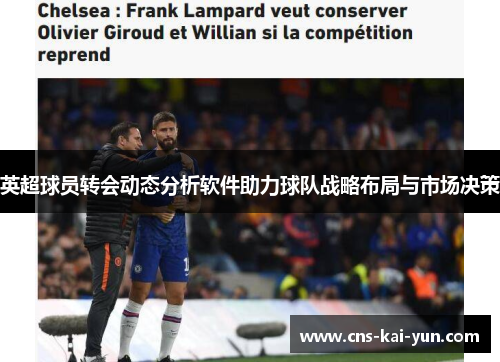 英超球员转会动态分析软件助力球队战略布局与市场决策 英超球员转会动态分析软件助力球队战略布局与市场决策
